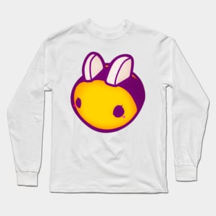 Bee my friend save the bees purple kawaii cute adorable Long Sleeve T-Shirt